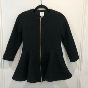 Milly Minis 8 Emma Coat Jacket Wool Double Face